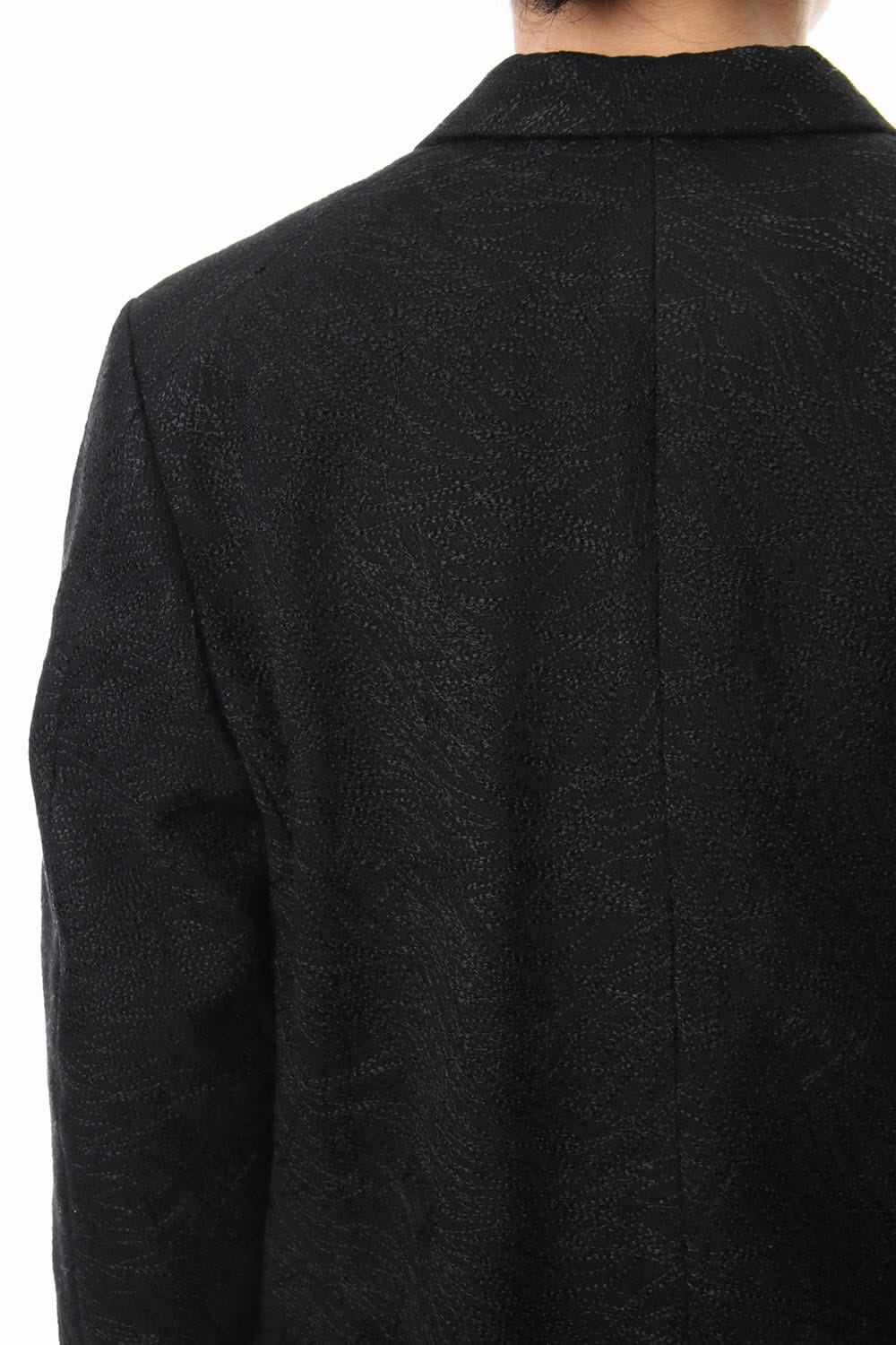 Embroidery joining chester coat