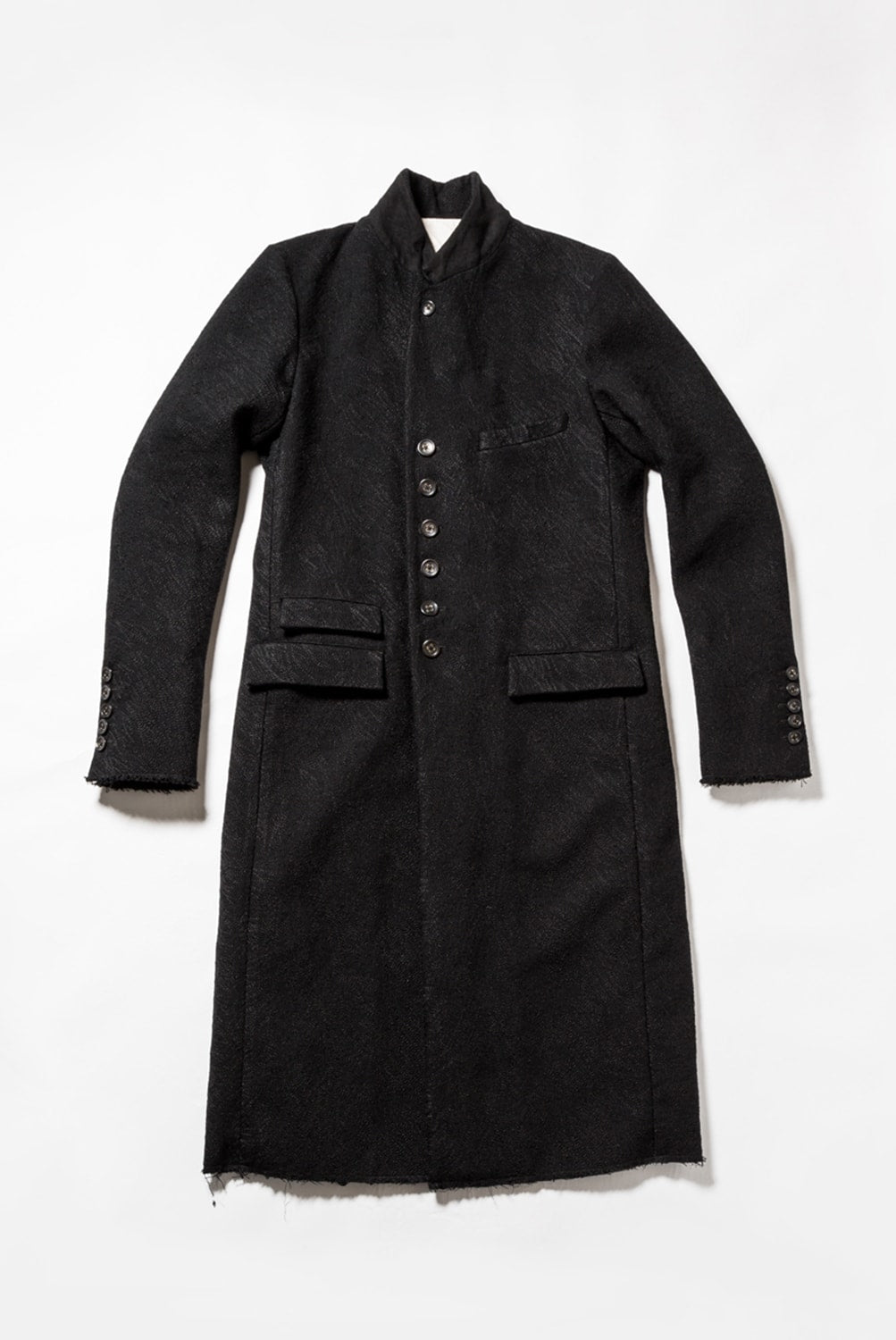 Embroidery joining chester coat