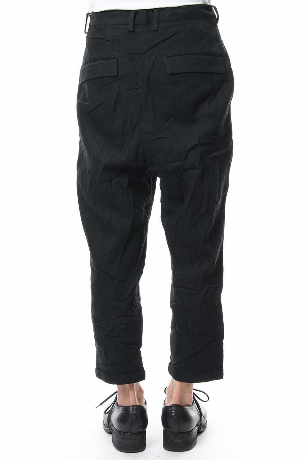 Army surge wrinkled processing Cropped pants