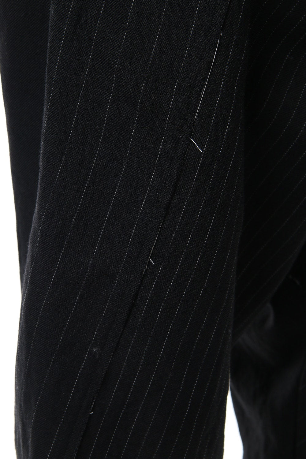 Random stripe drop crotch pants