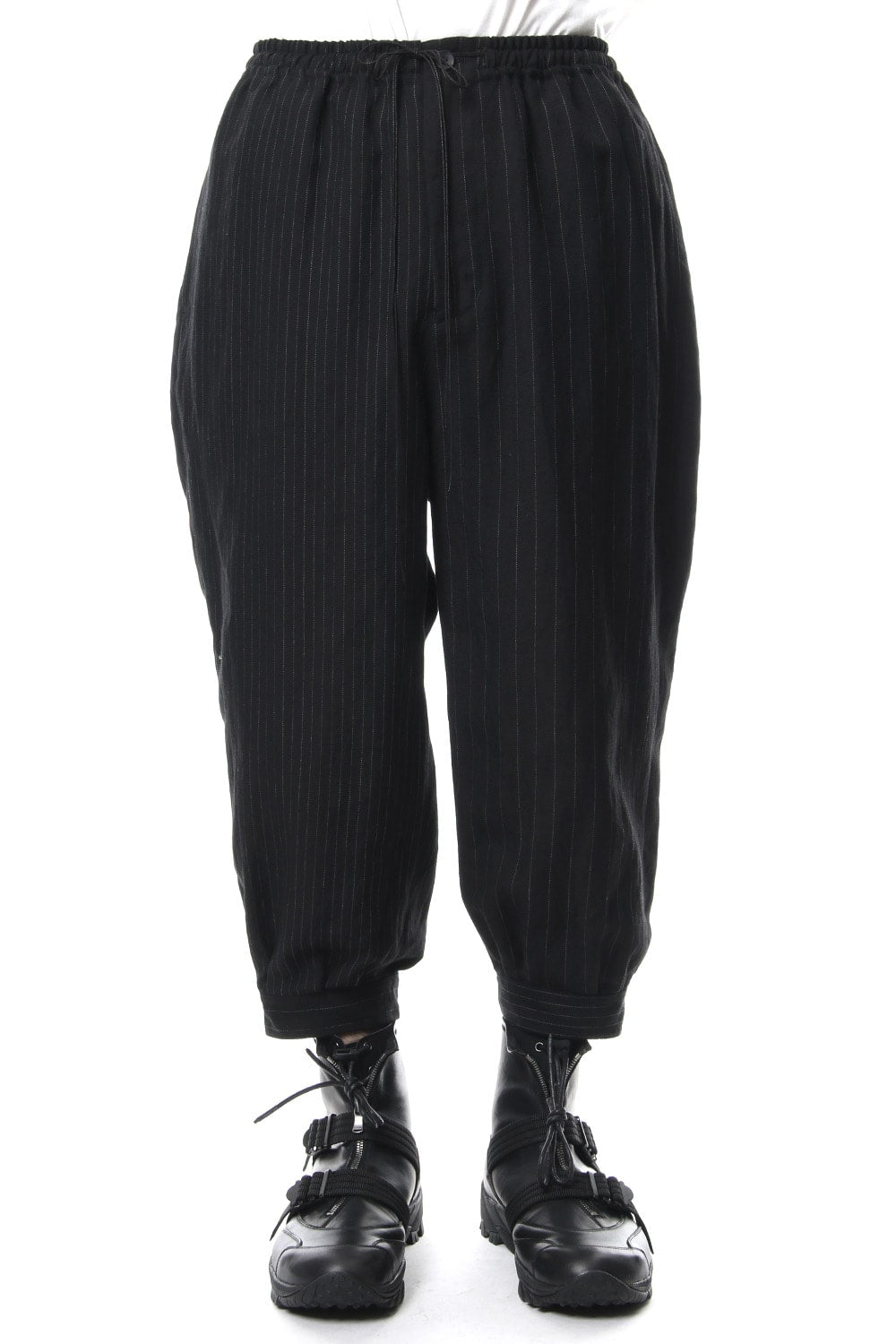 Random stripe cropped pants