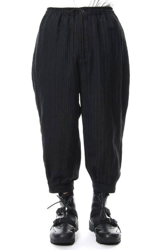 Random stripe cropped pants