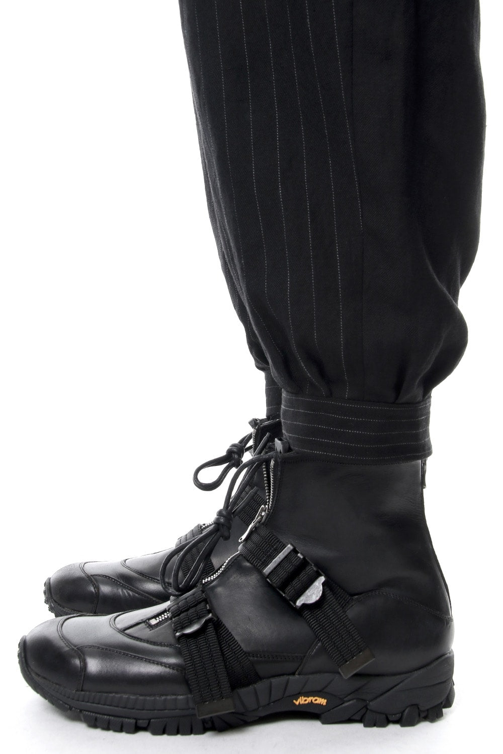 Random stripe cropped pants