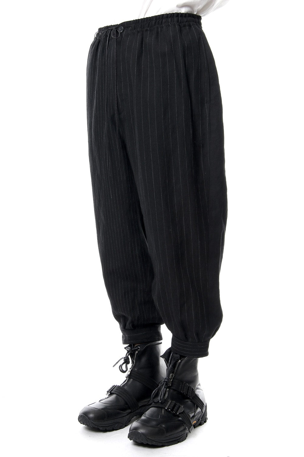 Random stripe cropped pants