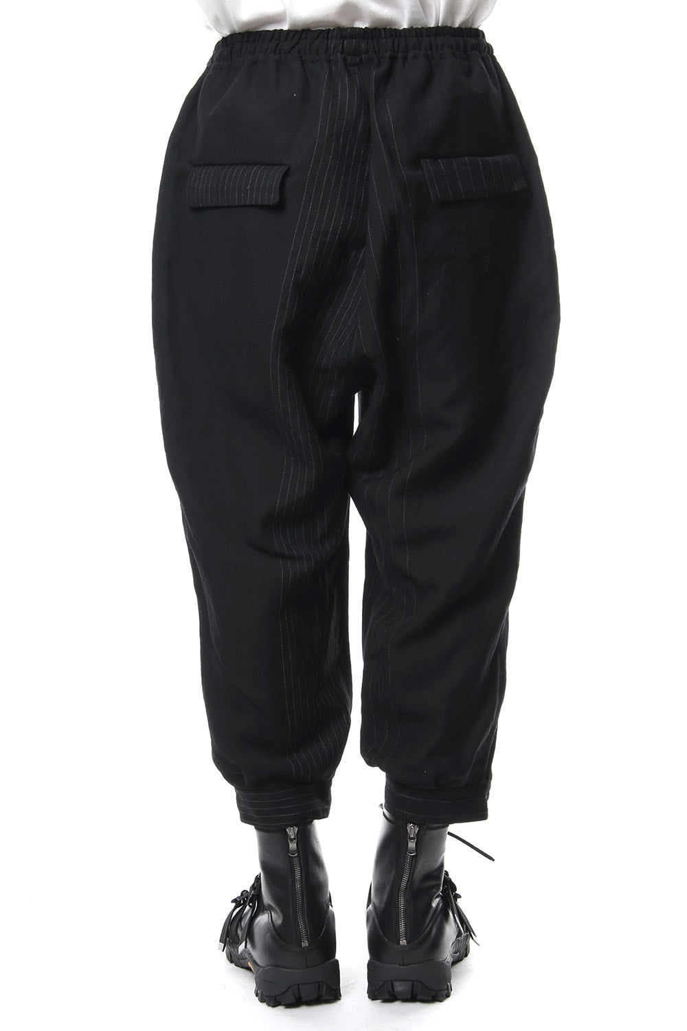 Random stripe cropped pants