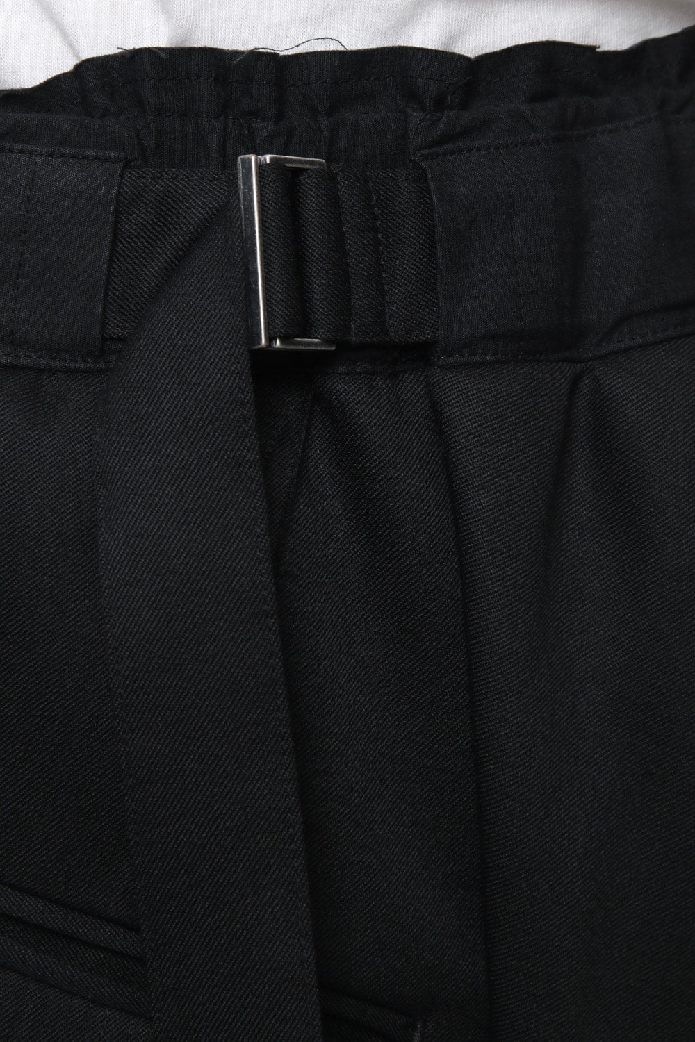 Wool gabardine sarouel pants