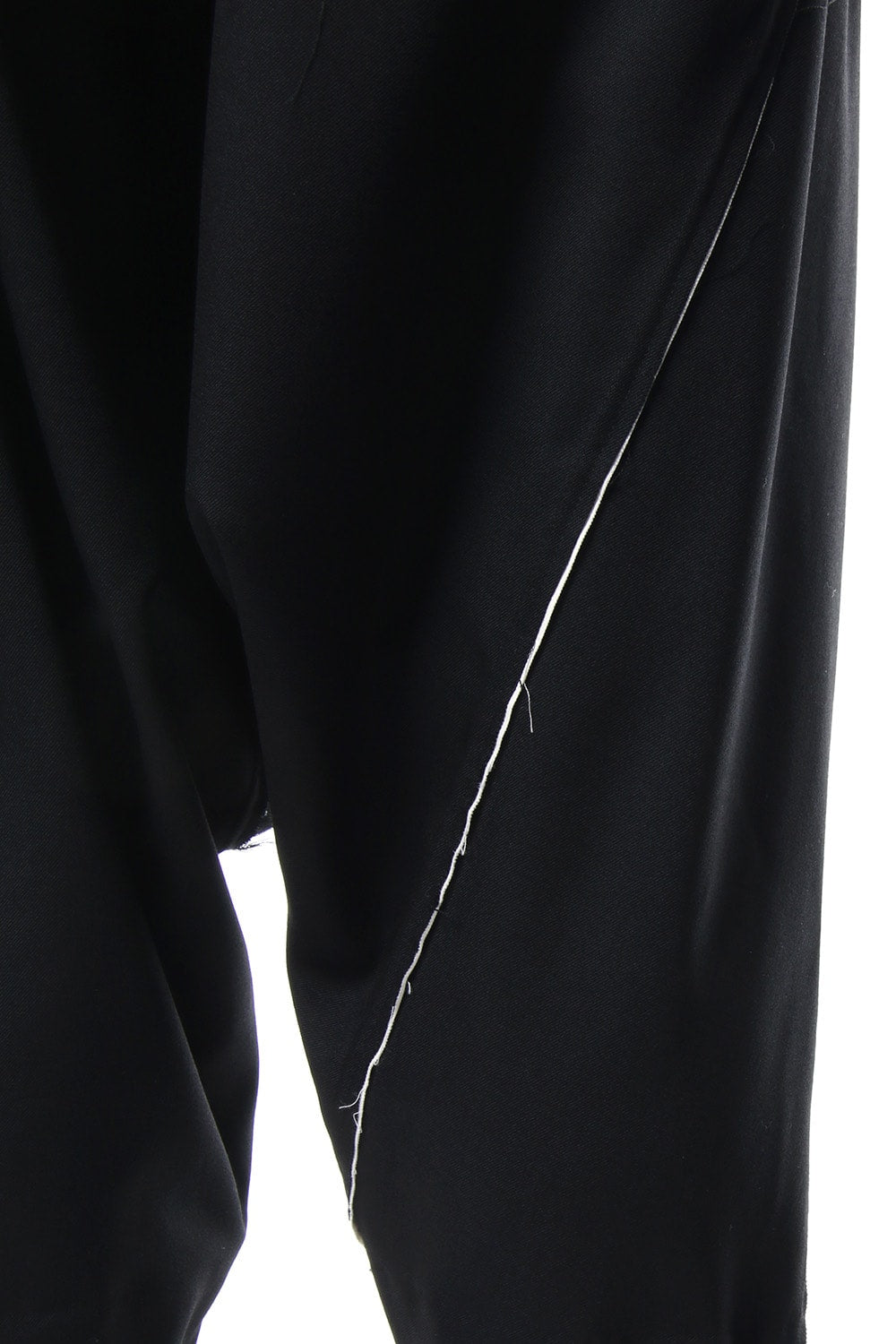 Wool gabardine sarouel pants