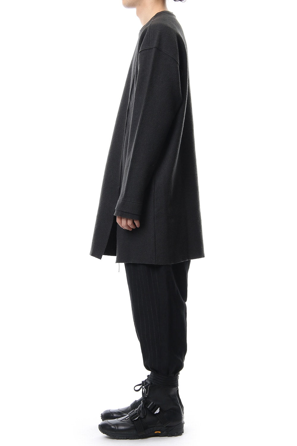 Random stripe cropped pants