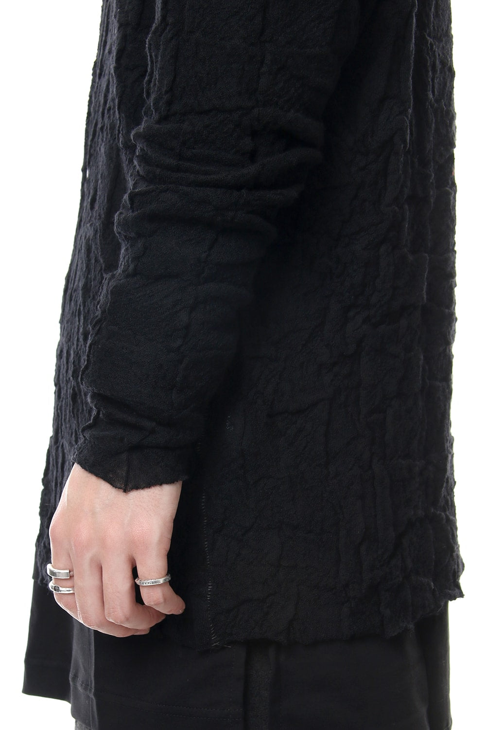 Links knitting cardigan