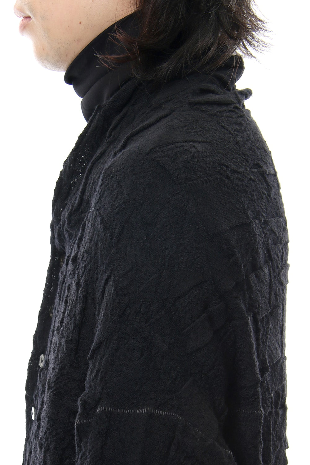 Links knitting cardigan