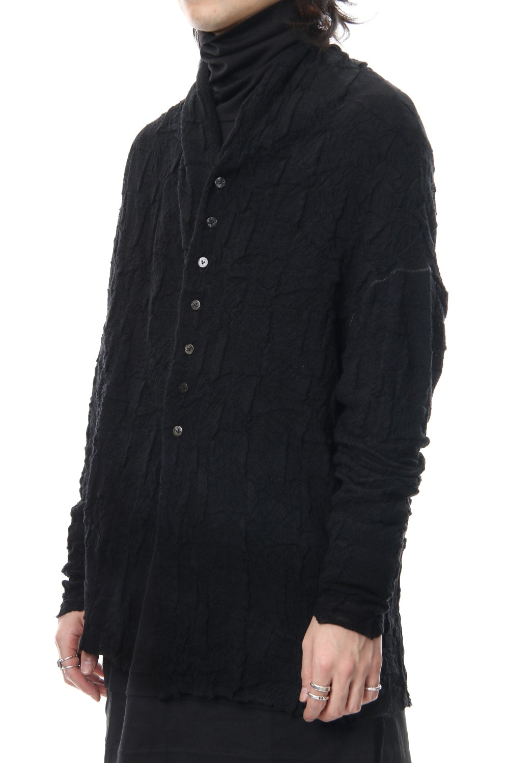 Links knitting cardigan