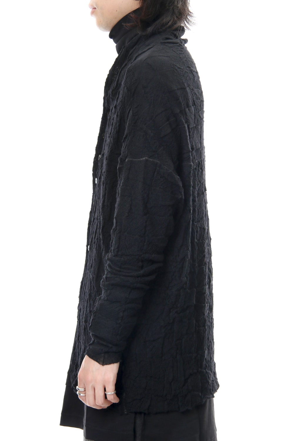 Links knitting cardigan