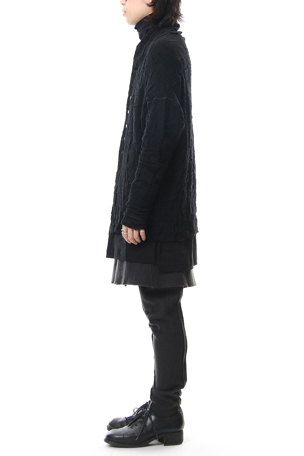 Links knitting cardigan