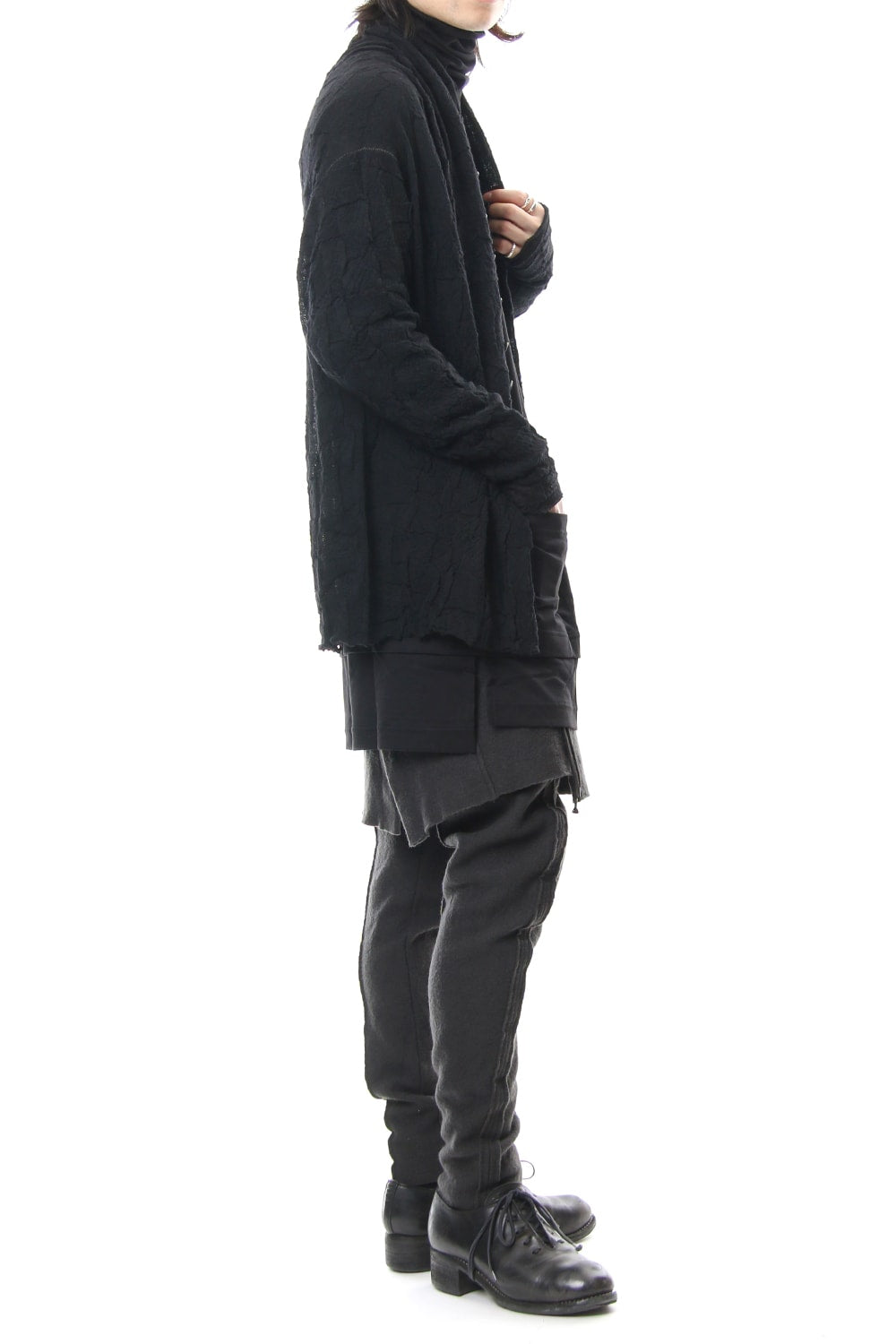 Links knitting cardigan