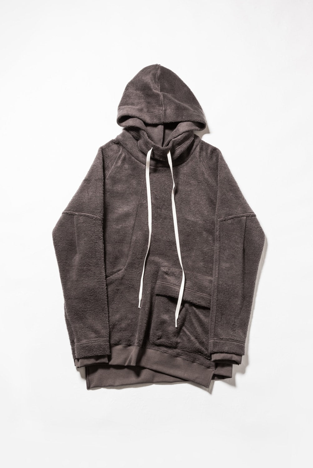 Brushed Fleece Parker Gray