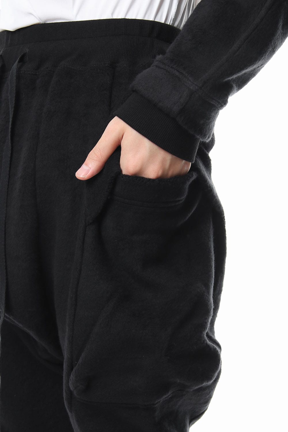 Brushed Fleece Pants Black