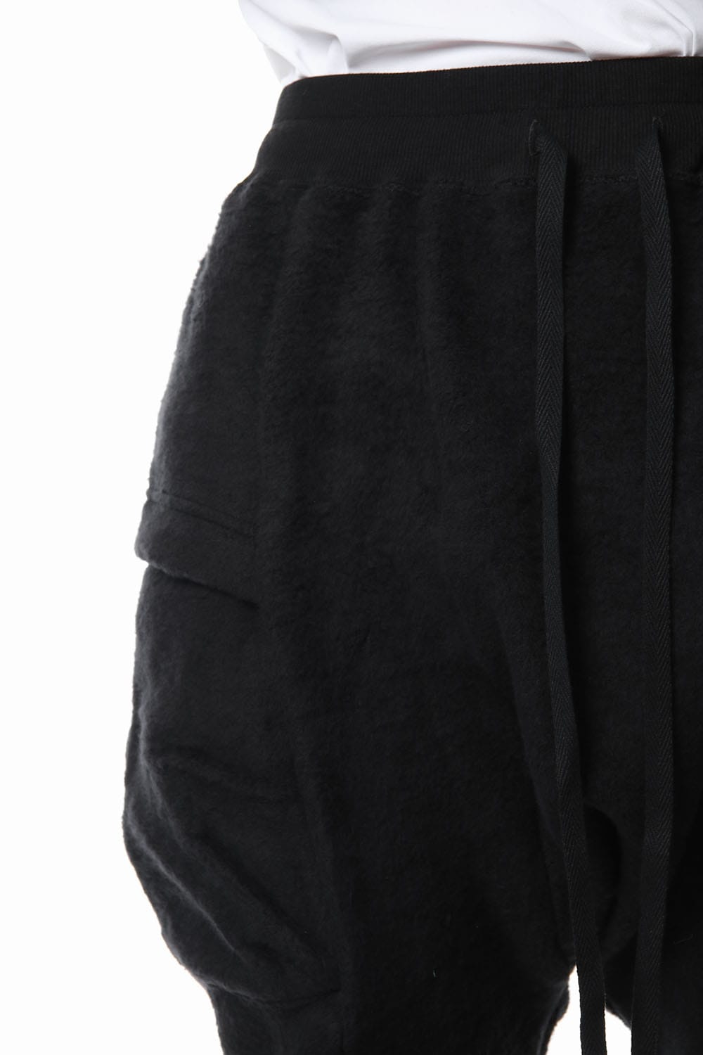 Brushed Fleece Pants Black