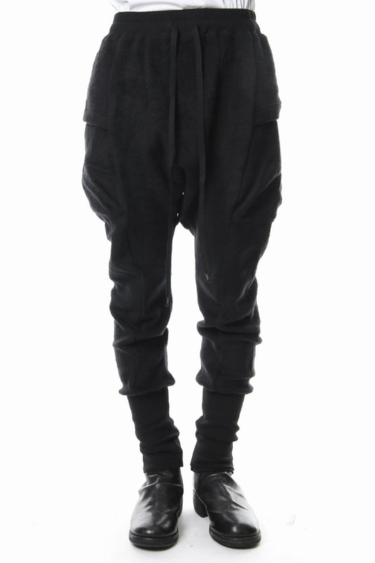 Brushed Fleece Pants Black