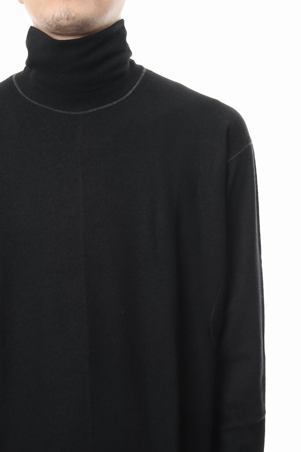 Super 140 Jersey Stitch Turtle Neck