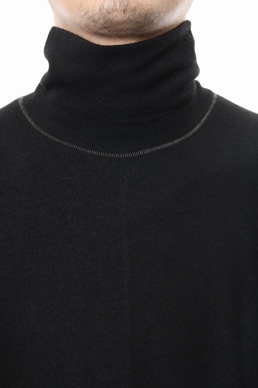 Super 140 Jersey Stitch Turtle Neck