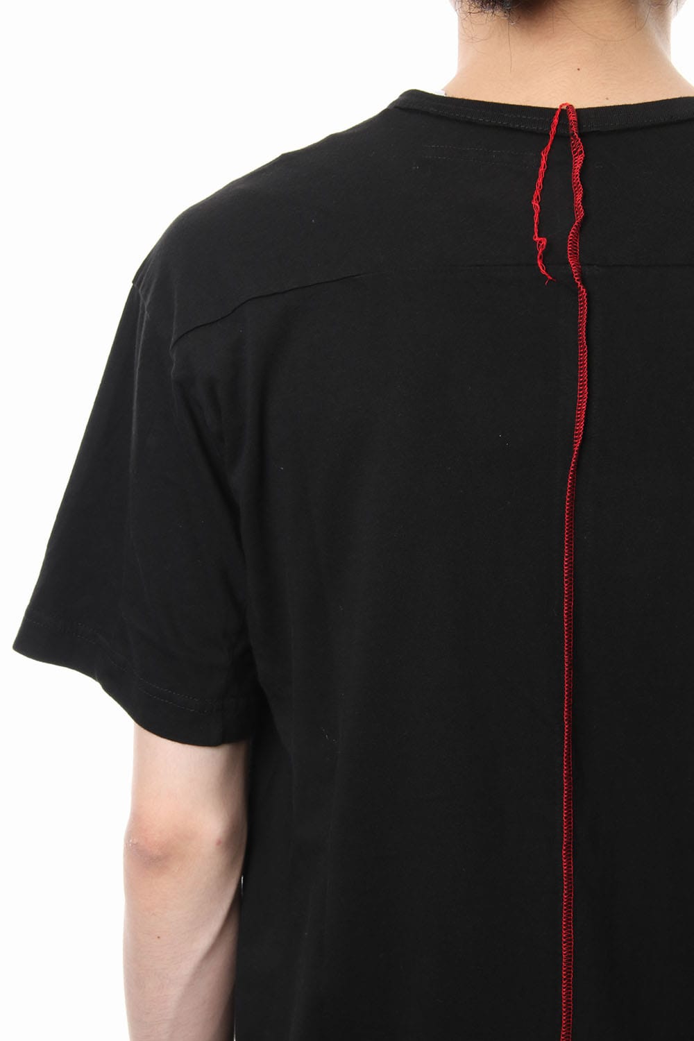 Print & Stitch Short Sleeve T Black × Red