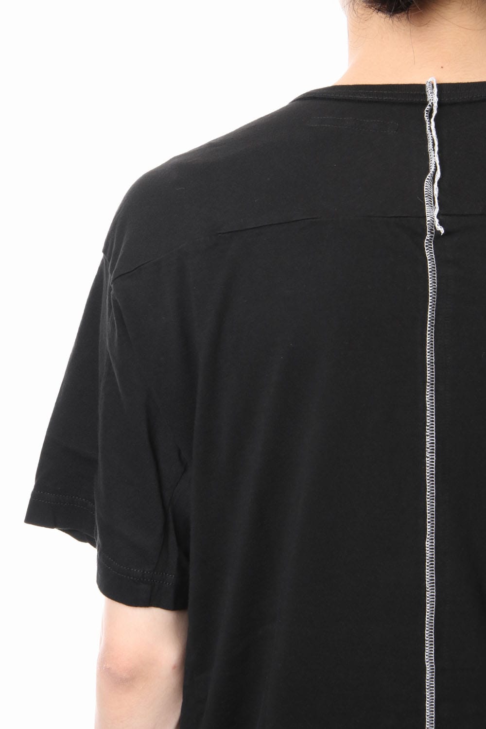 Print & Stitch Short Sleeve T Black × White