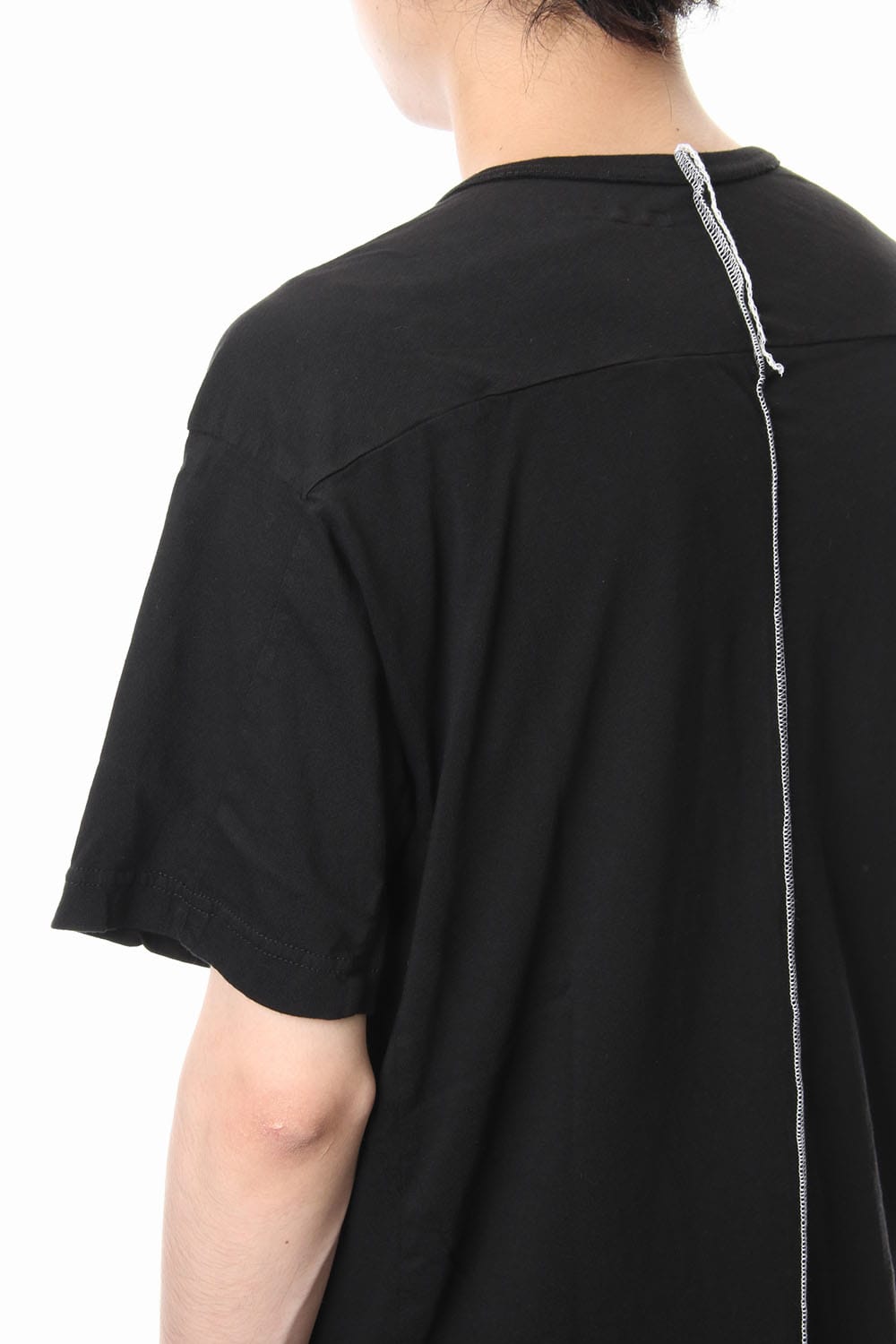 Print & Stitch Short Sleeve T Black × White