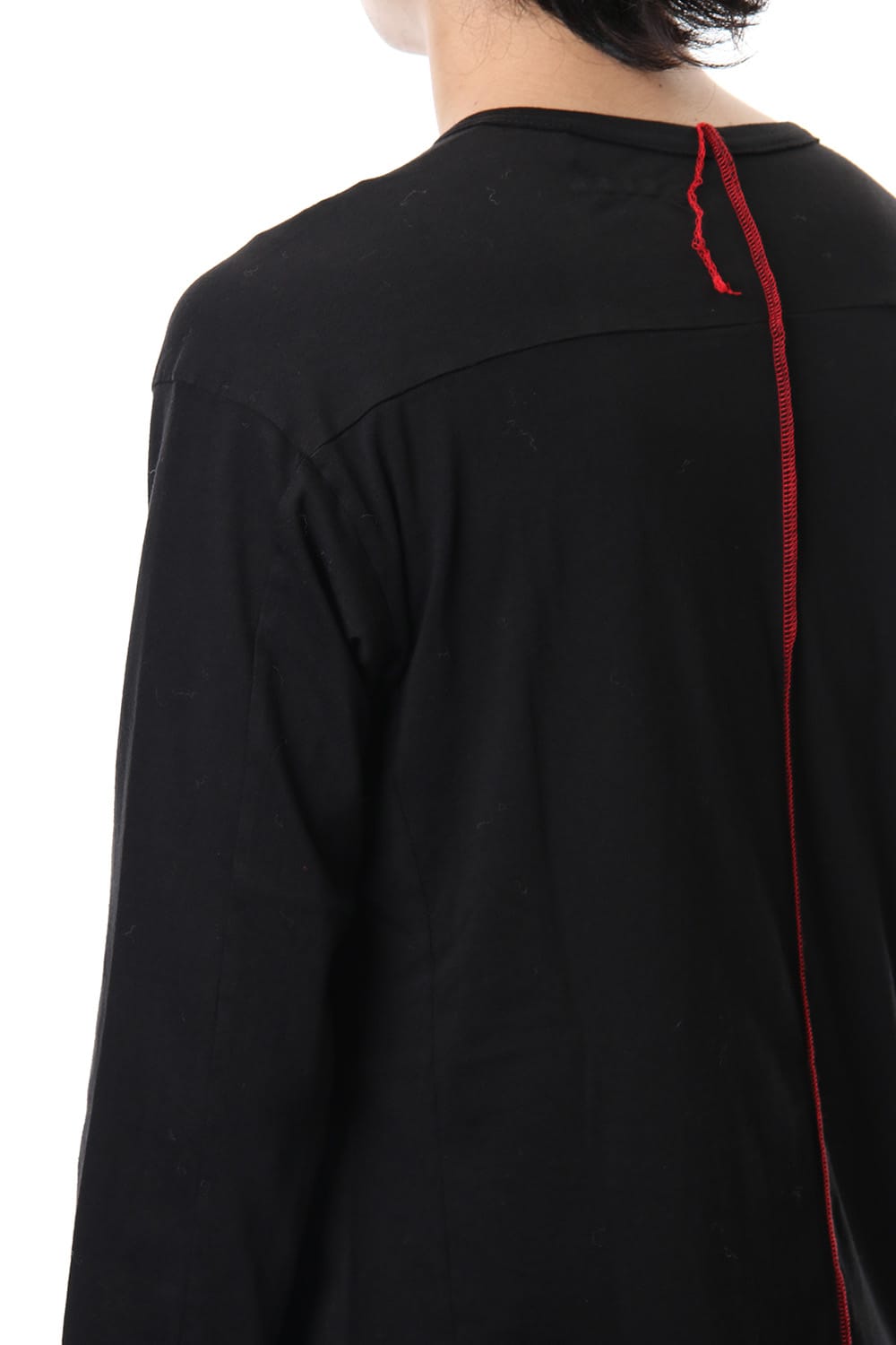 Print & Stitch Long Sleeve T Black × Red