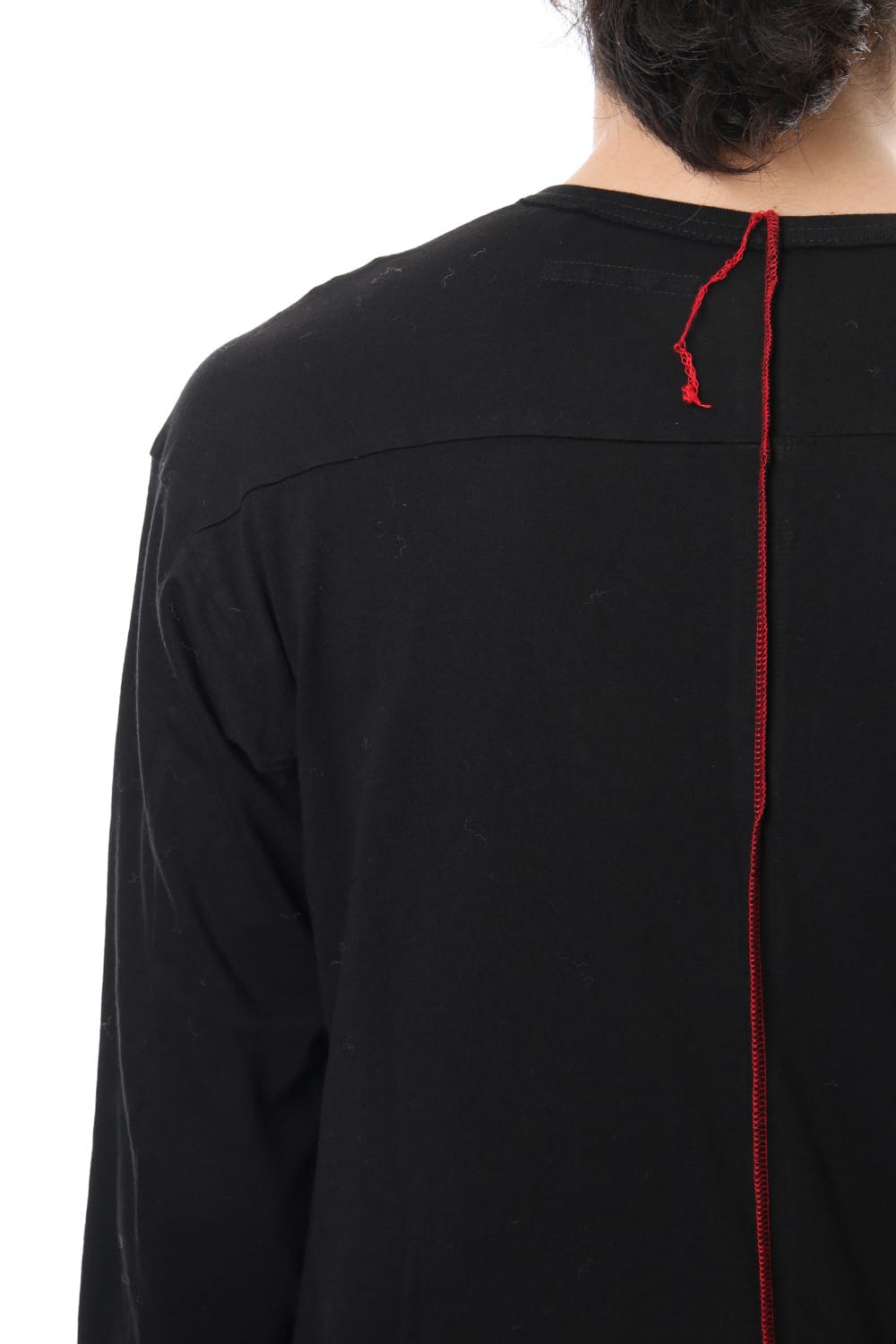 Print & Stitch Long Sleeve T Black × Red