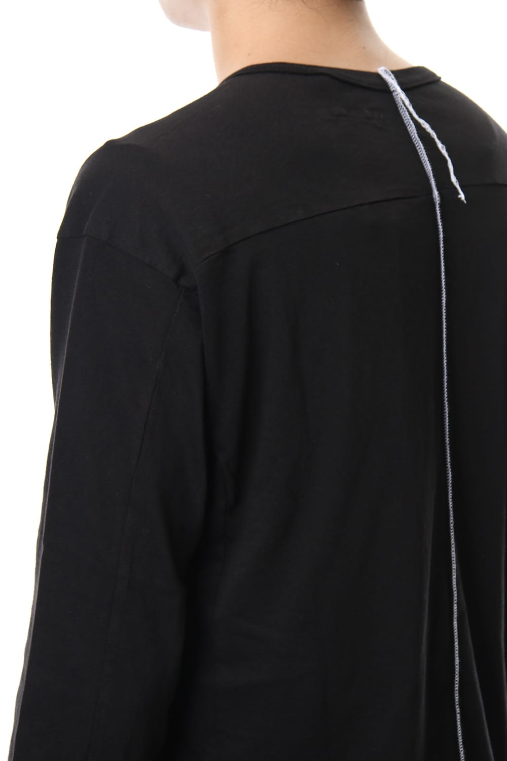 Print & Stitch Long Sleeve T Black × White