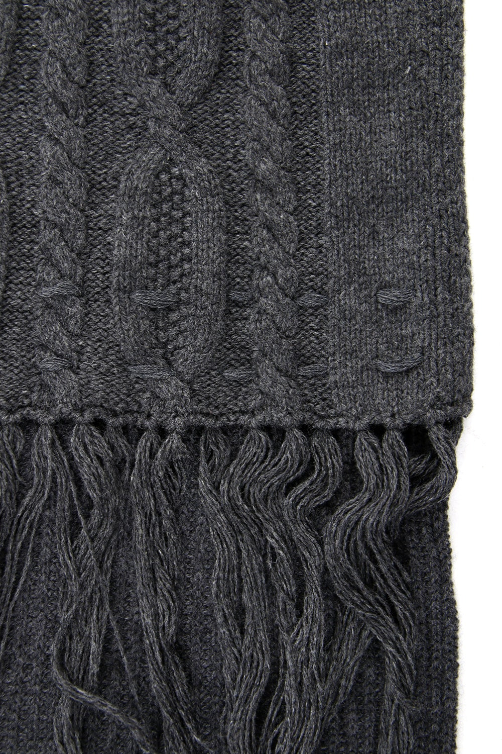 Patchwork Scarf Gray