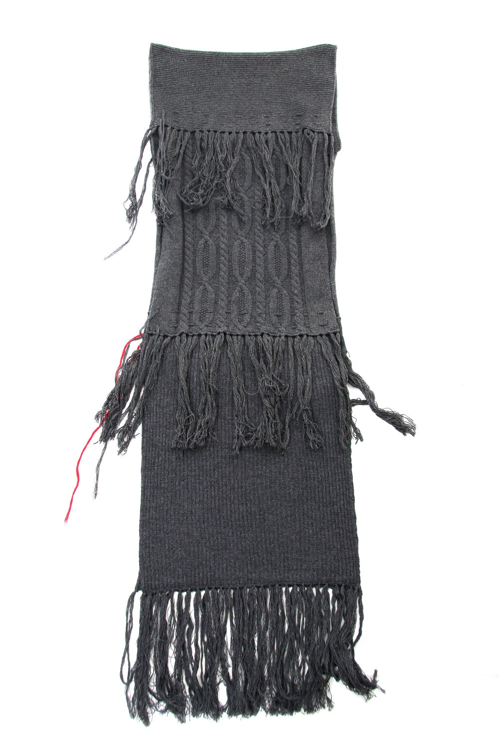 Patchwork Scarf Gray