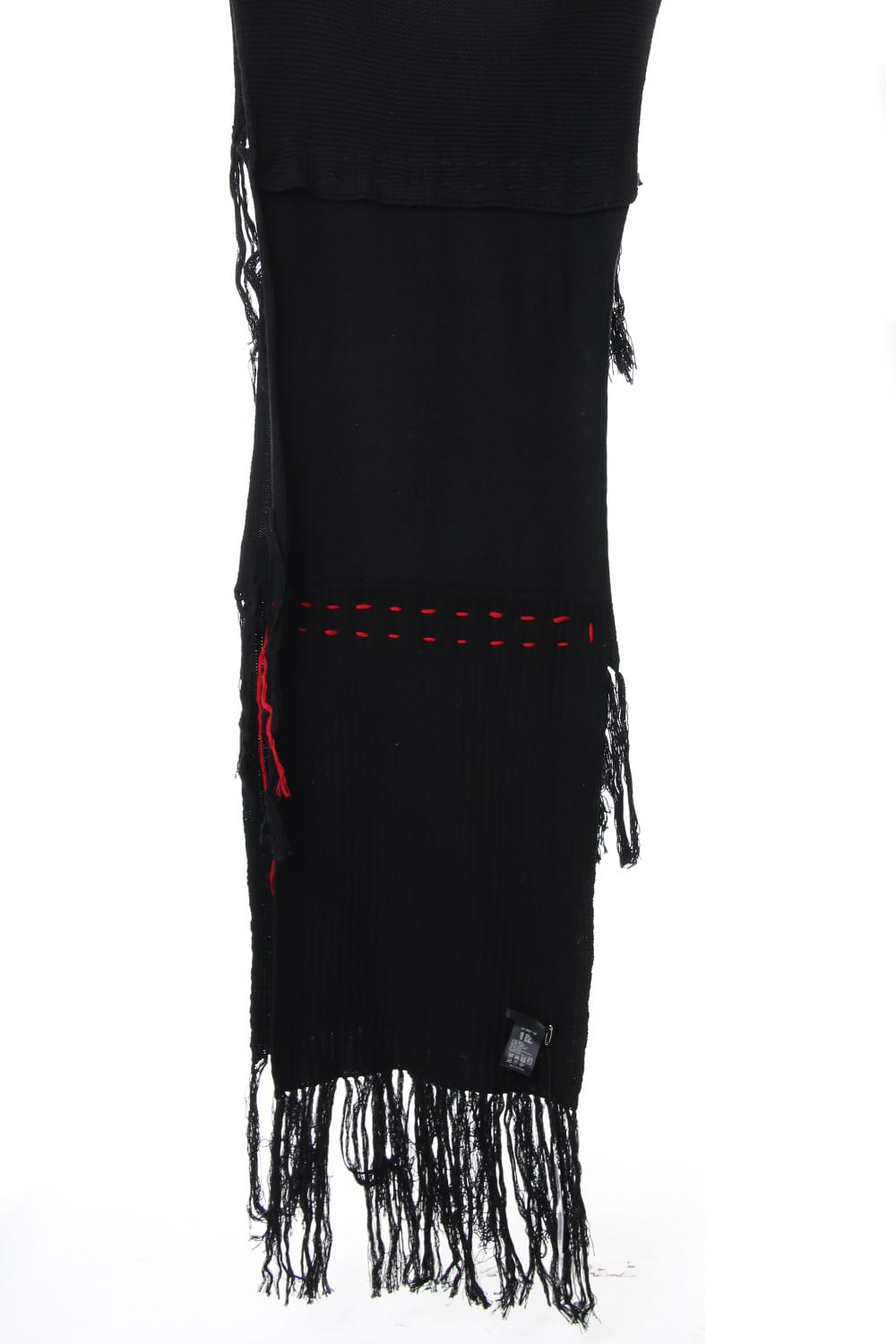 Patchwork Scarf Black