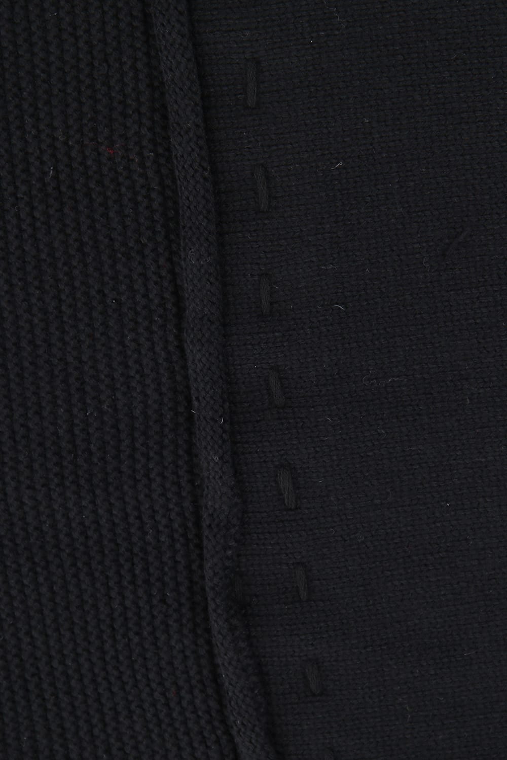 Patchwork Scarf Black