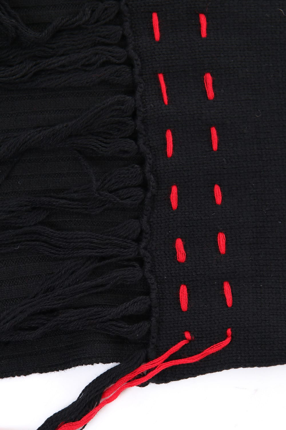 Patchwork Scarf Black