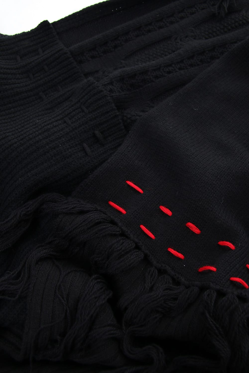 Patchwork Scarf Black