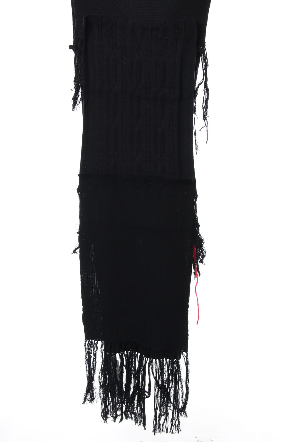 Patchwork Scarf Black