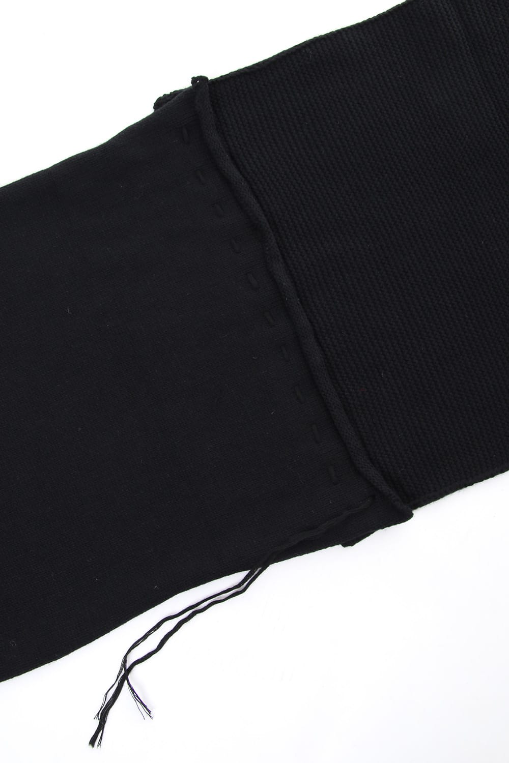 Patchwork Scarf Black