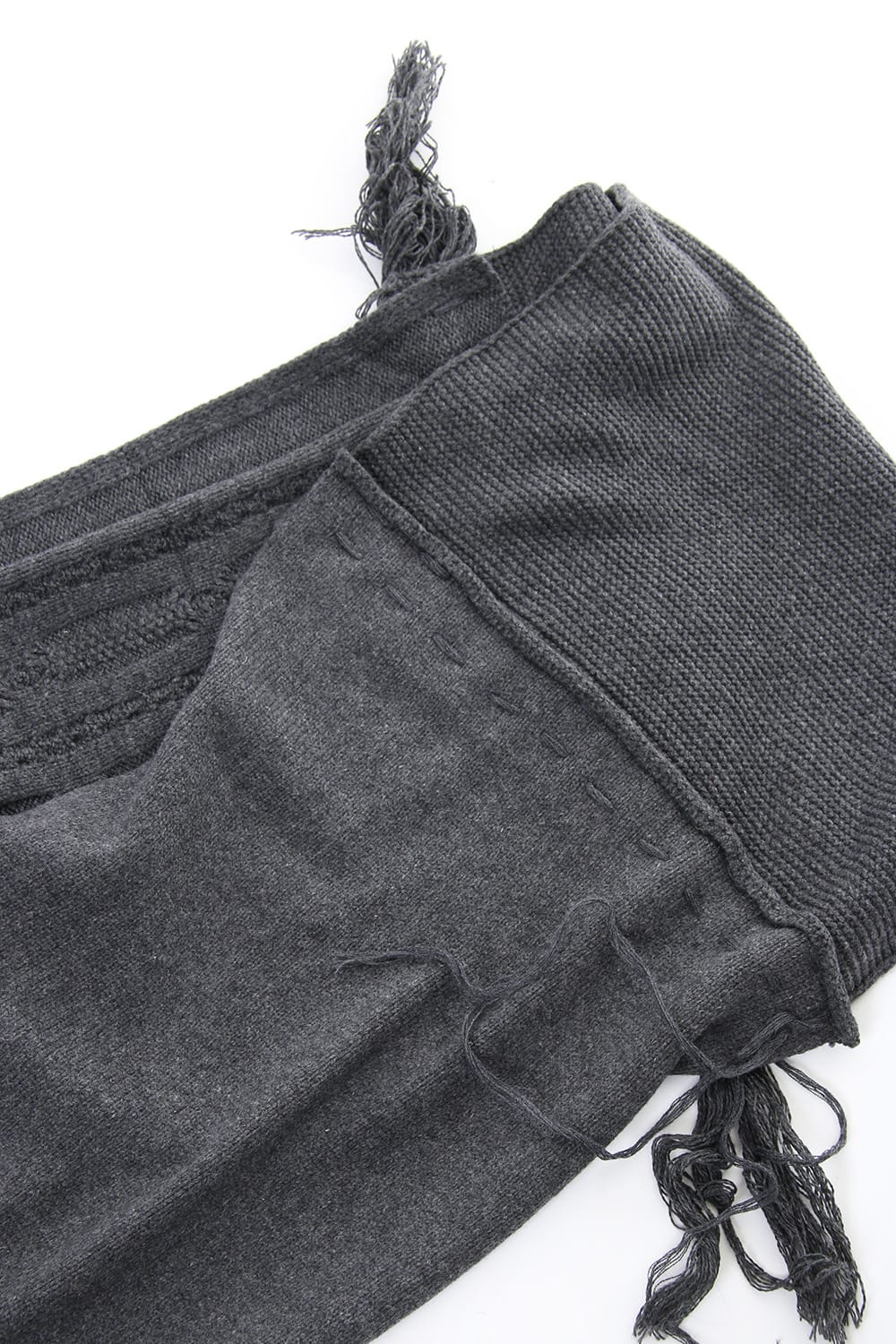 Patchwork Scarf Black