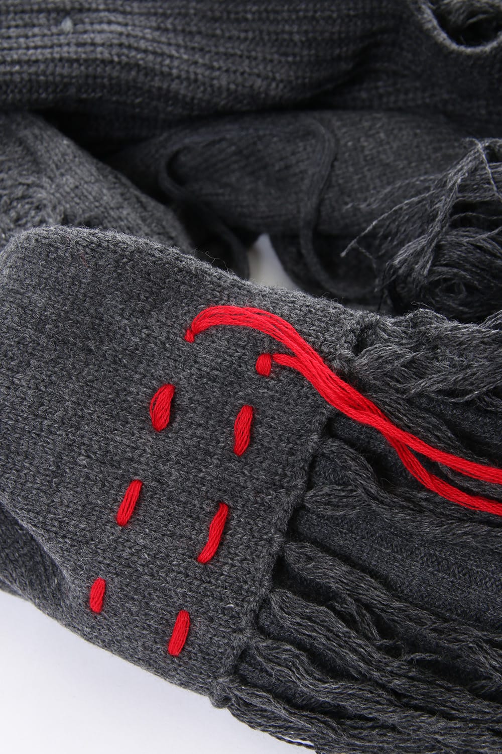 Patchwork Scarf Black