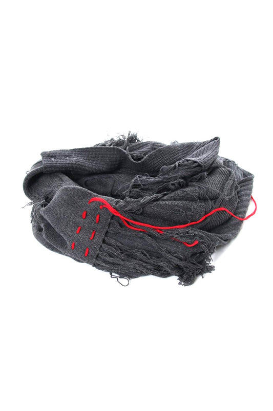 Patchwork Scarf Gray