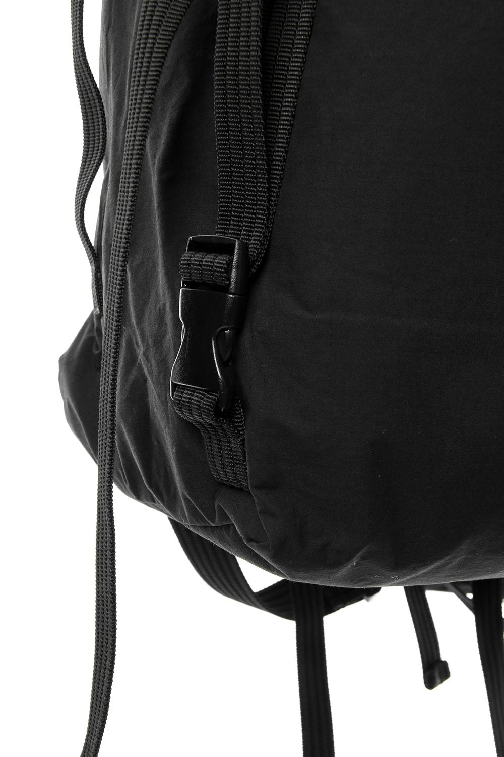 'Macromauro' cotton nylon backpack  Large Black