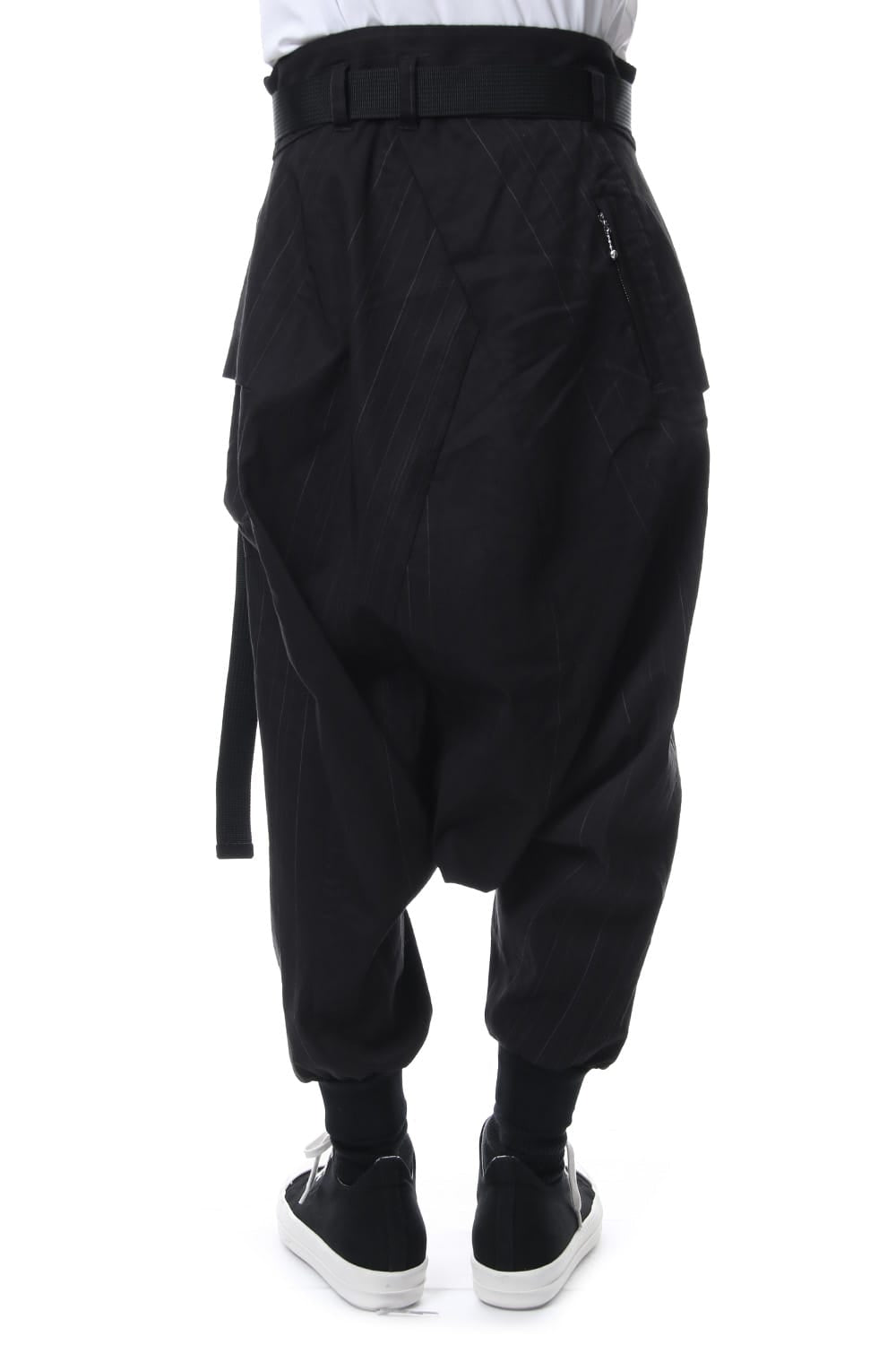 Saruel pants with belt Black Stripe