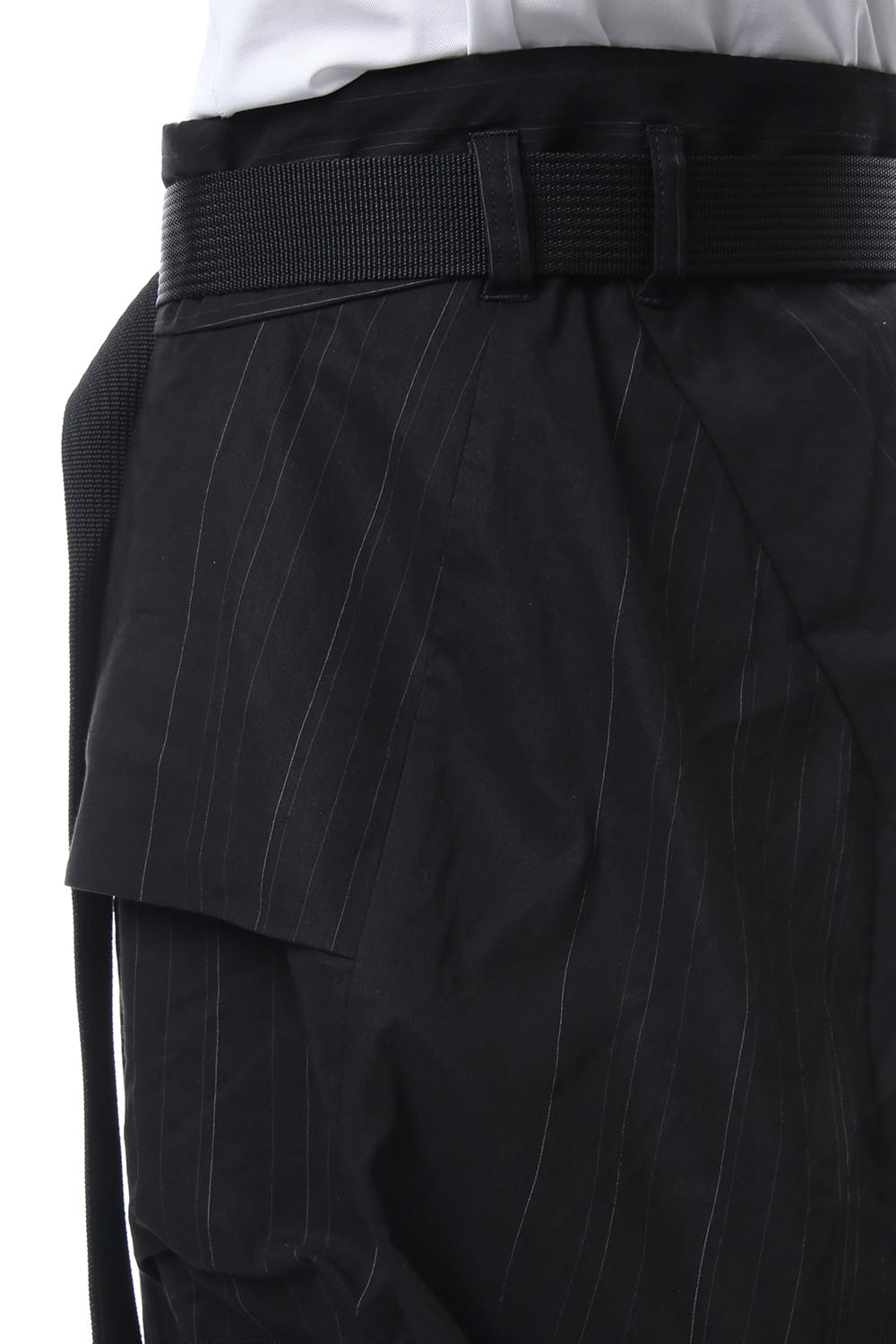 Saruel pants with belt Black Stripe