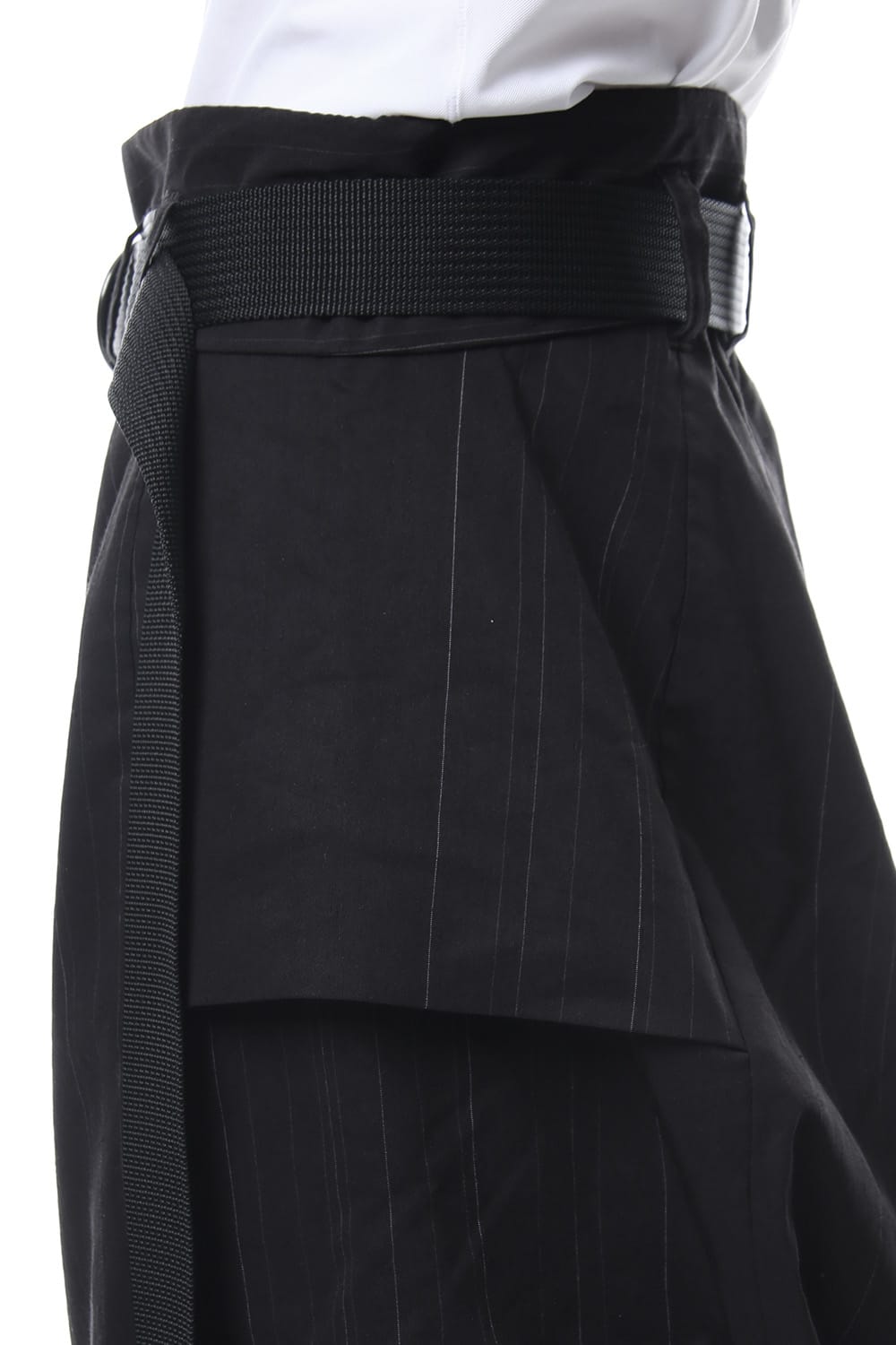 Saruel pants with belt Black Stripe