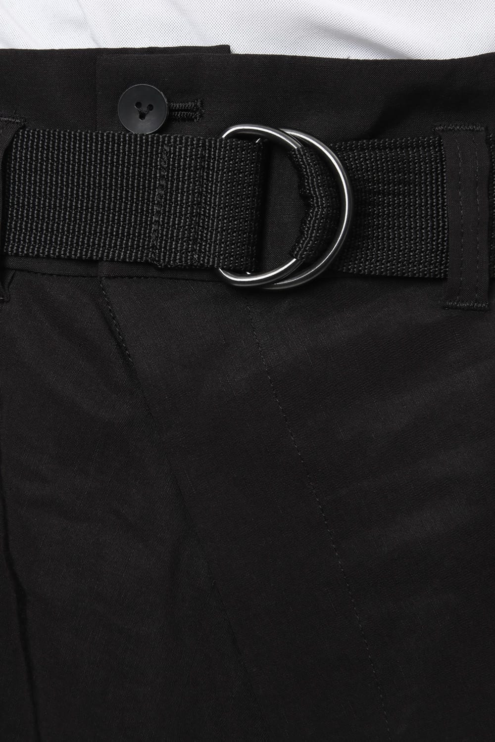 Saruel pants with belt Black