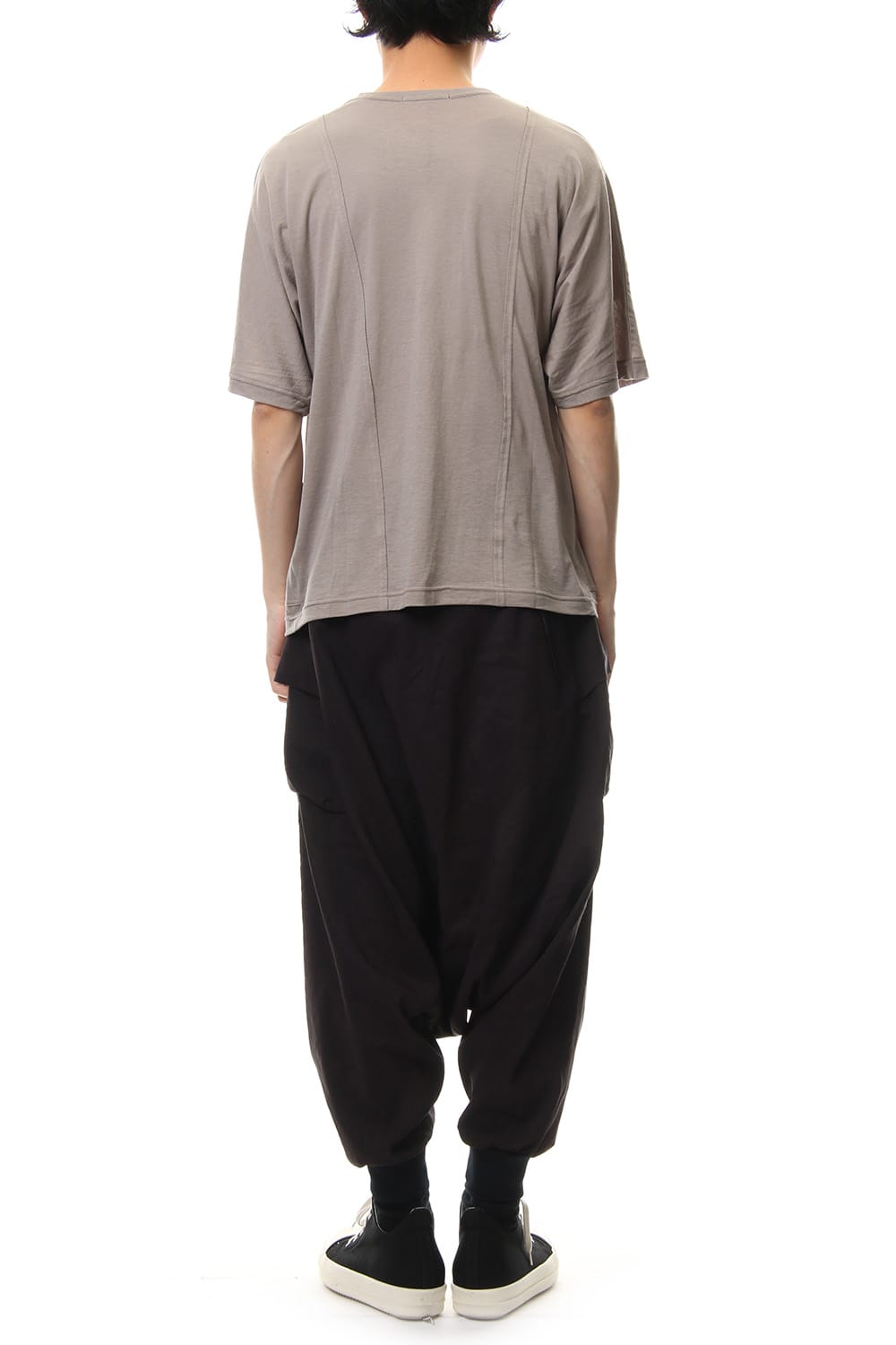 Saruel pants with belt Black