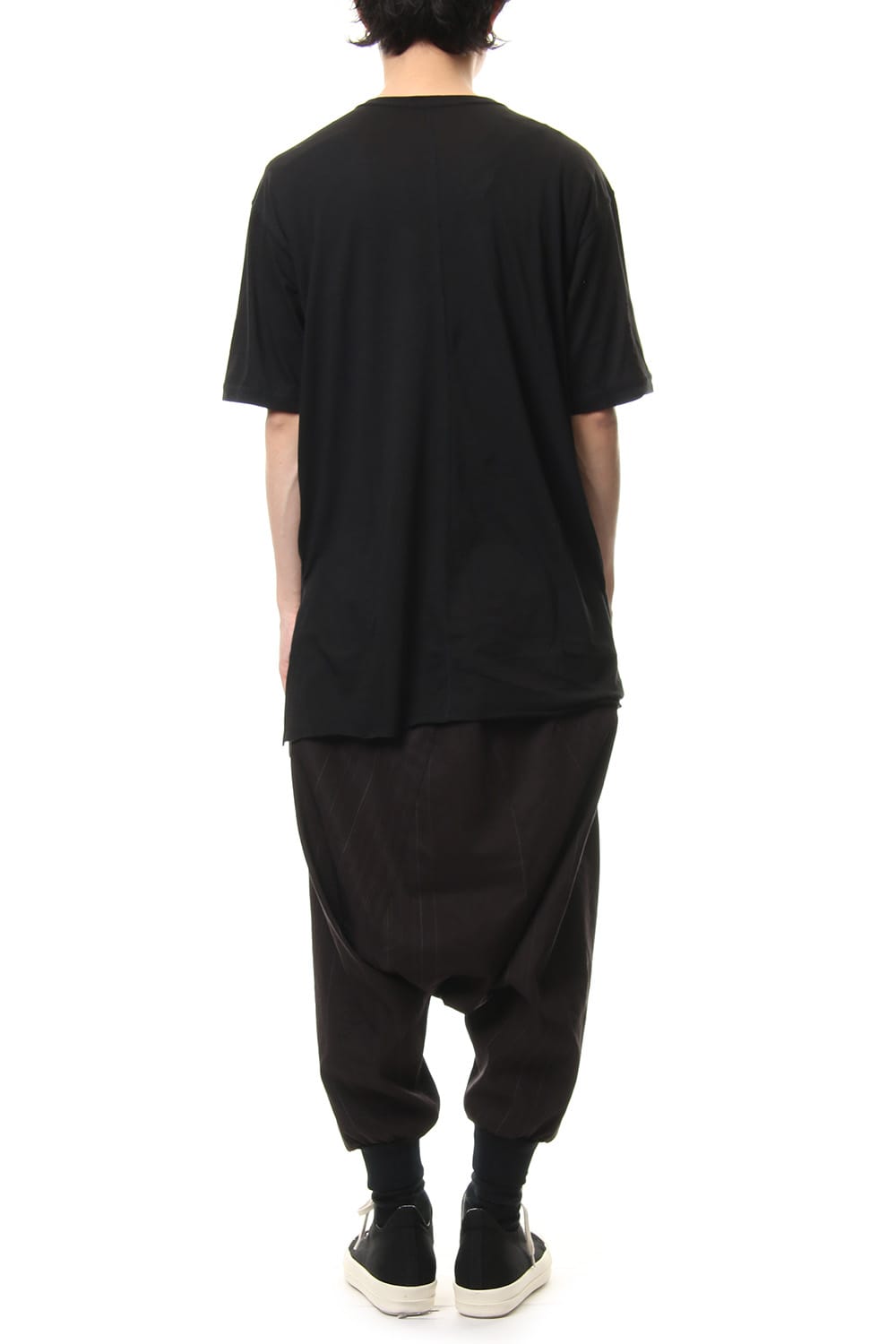 Saruel pants with belt Black Stripe