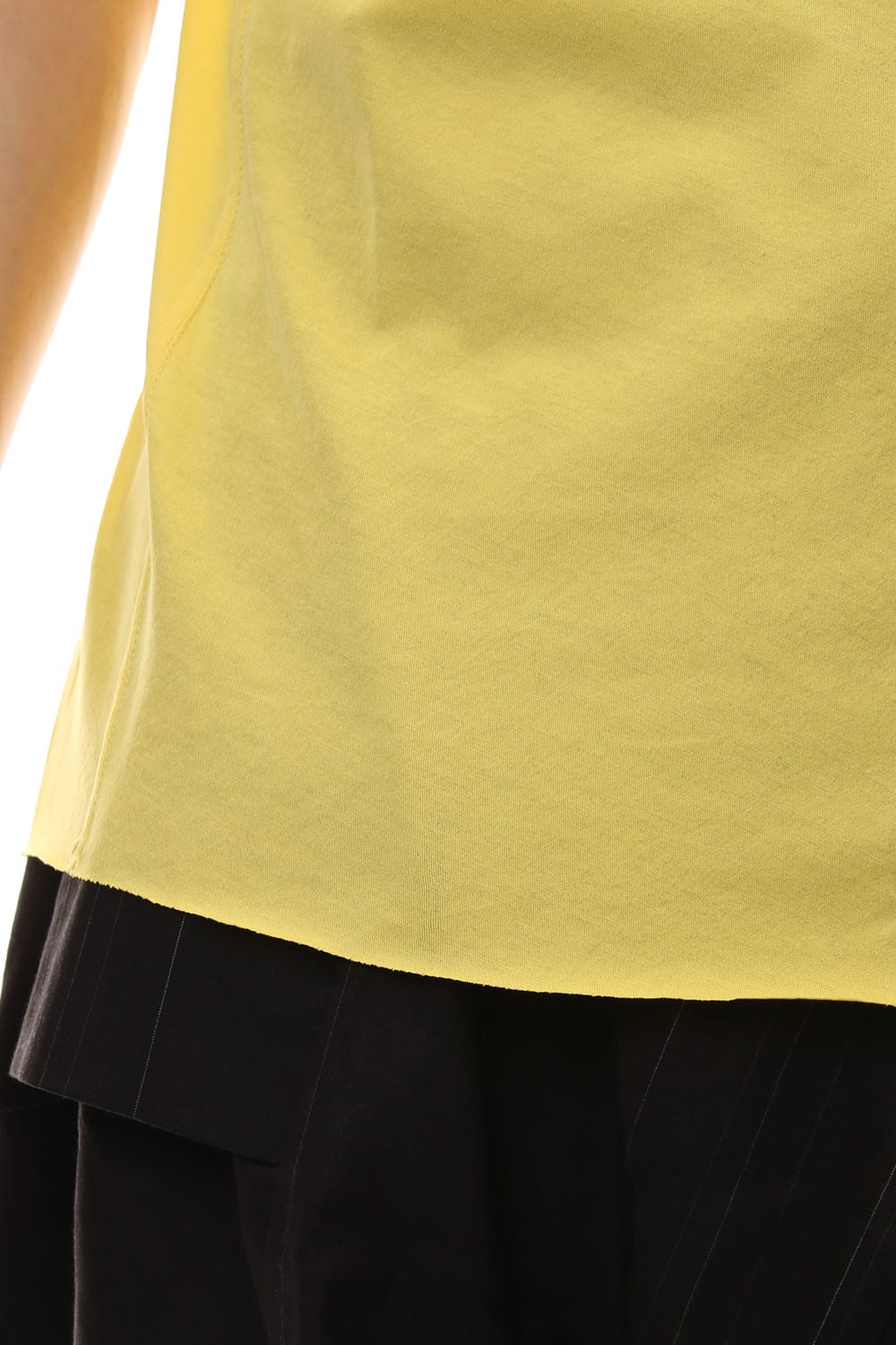 Strong textured T-shirt Yellow