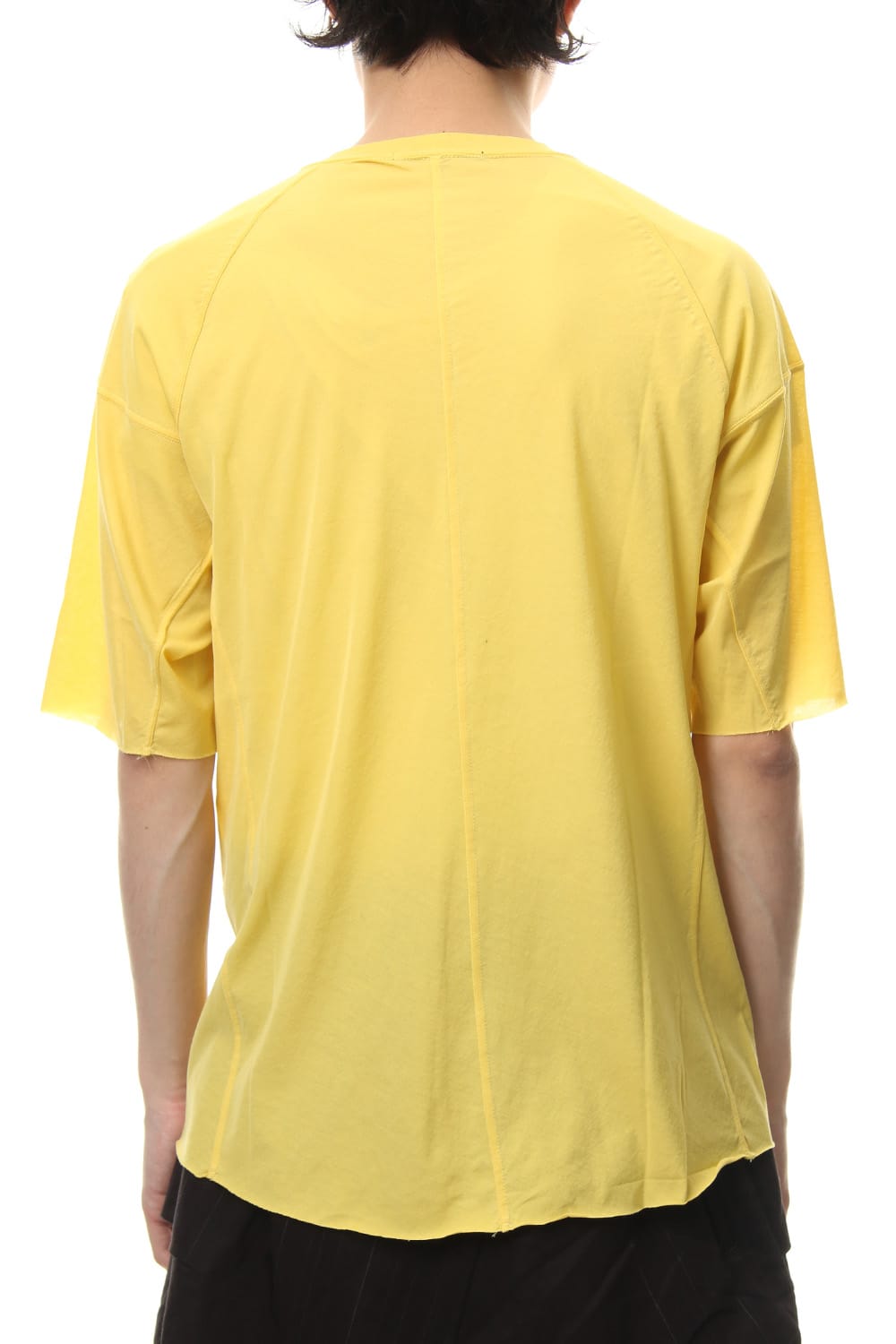 Strong textured T-shirt Yellow